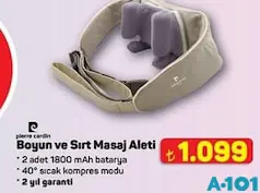 PİERRE CARDİN BOYUN VE SIRT MASAJ ALETİ PİERRE CARDİN BOYUN VE SIRT MASAJ ALETİ